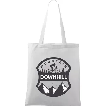 MTB downhill erb - Taška bavlněná - 42 x 38 cm ( Bílá )