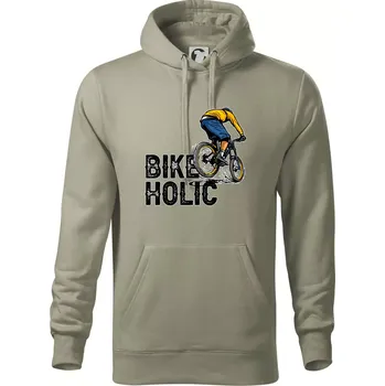 Pánská mikina BikeHolic - Mikina pánská Cape s kapucí - 5XL ( Light khaki )