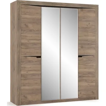 Šatní skříň Šatní skříň 4D SANDRA wenge/dub tabaco