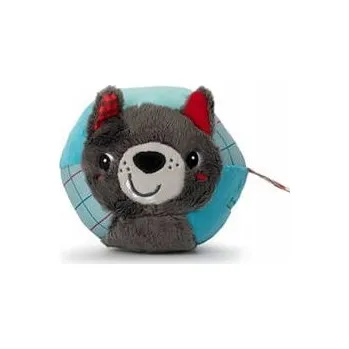 Hračka pro nejmenší Senzorický míček Lilliputiens Vlk Louis se zvonkem