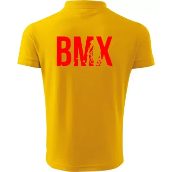 Pánská košile BMX - Polokošile pánská Pique Polo 203 - 2XL ( Žlutá )