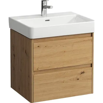 Koupelnový nábytek Base 2.0 - skříňka 57x44,5 pod umyvadlo H810963, 2 zásuvky, divoký dub H4112721082671