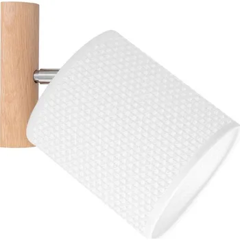 Nástěnné svítidlo Spot-Light 2017400311549 - Nástěnné bodové svítidlo BENITA 1xE27/25W/230V dub