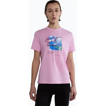 Dámské tričko Dámské tričko Napapijri S-Yukon pink pastel