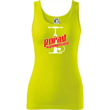 Pořád napumpovanej - Dámské tílko - S ( Limetková )