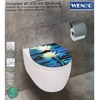 WC sedátko Wenko Záchodové prkénko 3D 377403B