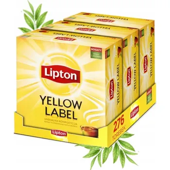 Čaj Sada Lipton černý instantní čaj YELLOW LABEL 92x3 sáčků 552g