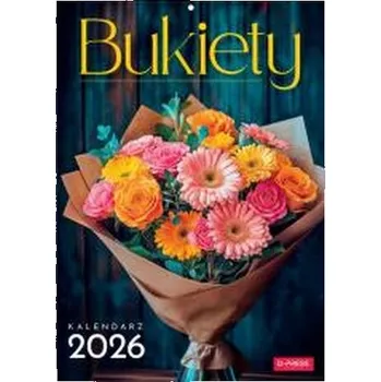 Kalendář Kalendarz 2026 A4 Wieloplanszowy Bukiety