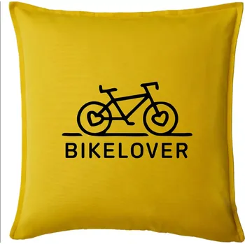 Polštář Bike lover - Polštář 50x50 - 50x50 - Pouze potah ( Žlutá )