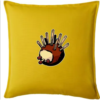 Polštář Kaštanový ježeček - Polštář 50x50 - 50x50 - Pouze potah ( Žlutá )