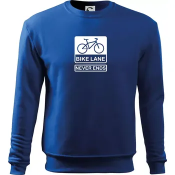 Chlapecké tričko Bike lane - Mikina Essential dětská - 146 cm/10 let ( Královská modrá )