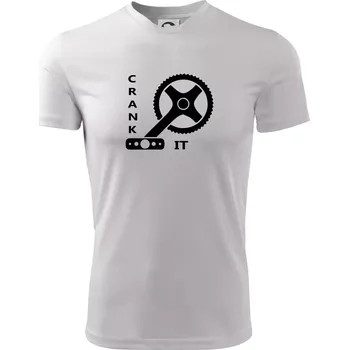 Pánské tričko Crank it - Pánské triko Fantasy sportovní (dresovina) - 2XL ( Bílá )