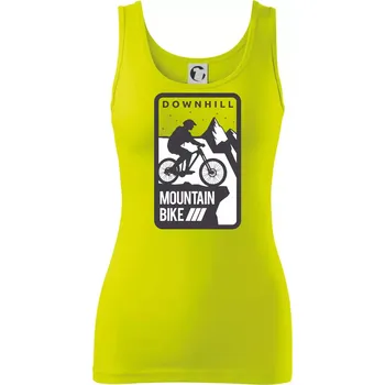 MTB downhill hranaté - Dámské tílko - S ( Limetková )