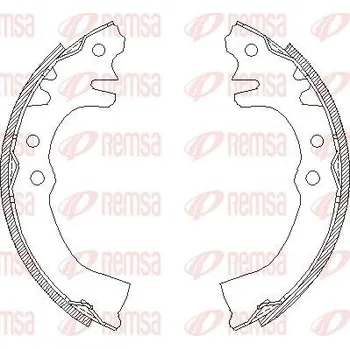 Brzdové pakny REMSA 4155.00