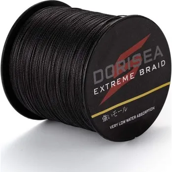 DORISEA Extreme Braid Rybářský vlasec, 100% PE, 300 m, Pletený, 2,7-250 kg, Testovací rybářský