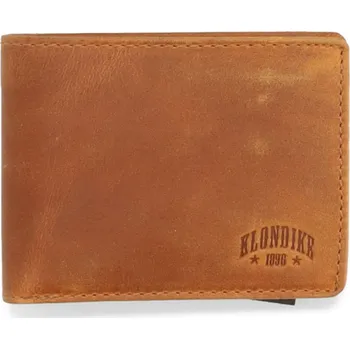 Peněženka Klondike pánská kožená peněženka - koňaková