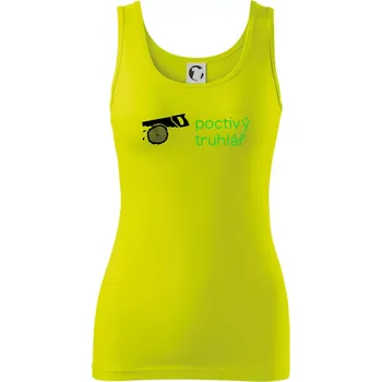 Poctivý Truhlář - Dámské tílko - XS ( Limetková )