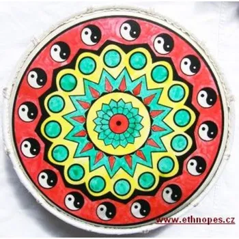 Bicí nástroj Rámový buben Frame drum 30cm malovaný