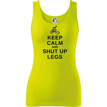 Keep calm and shut your legs - Dámské tílko - L ( Limetková )
