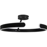 LED Stmívatelný přisazený lustr LED/72W/230V 3000-6500K černá + dálkové ovládání