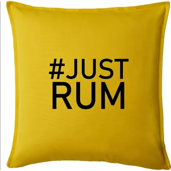 Polštář Just rum - Polštář 50x50 - 50x50 - Pouze potah ( Žlutá )
