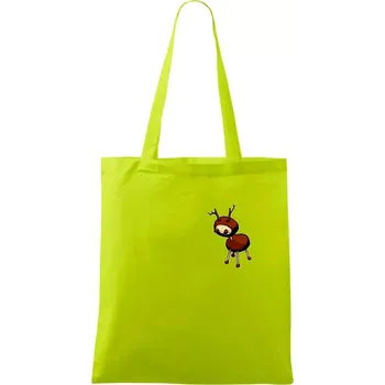 Kaštanový jelínek - prso - Taška bavlněná - 42 x 38 cm ( Limetková )