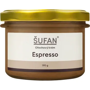 1 Espresso ořechové máslo 190g Šufan