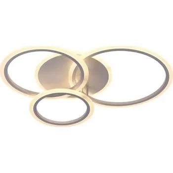 LED Stmívatelný přisazený lustr LED/40W/230V bílá + dálkové ovládání