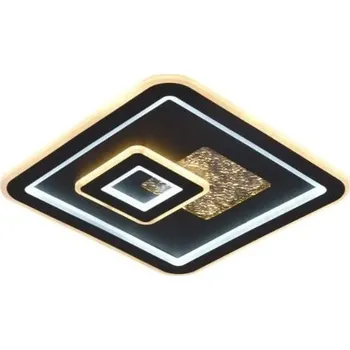 LED Stmívatelné stropní svítidlo LED/110W/230V černá + dálkové ovládání