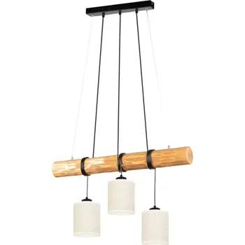 Spot-Light 68869351 - Lustr na lanku TRENO 3xE27/25W/230V borovice