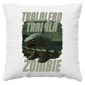 Žertovný předmět Tralalero tralala - zombie - Italian Brainrot - polštář s potiskem- Tričkový.cz