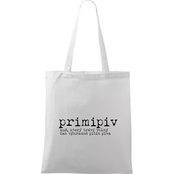 Nákupní taška Čeština 2.0 - primipiv - Taška bavlněná - 42 x 38 cm ( Bílá )