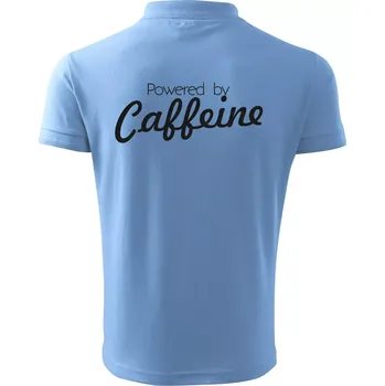 Pánská košile Powered by Caffeine - Polokošile pánská Pique Polo 203 - 5XL ( Pyžamově modrá )
