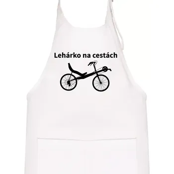 Kuchyňská zástěra Lehárko na cestách - Dětská zástěra na vaření - Univerzální velikost ( Bílá )