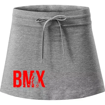 Dámská sukně BMX - Sportovní sukně - two in one - L ( Tmavě šedý melír )
