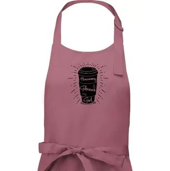 Kuchyňská zástěra Honorary Gilmore Girl - Dámská zástěra na vaření - Univerzální velikost ( Starorůžová )