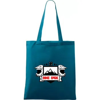 Bike park helmy - Taška bavlněná - 42 x 38 cm ( Petrolejová )