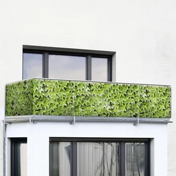 balkonová zástěna Zelená plastová balkonová zástěna 500x85 cm Wilder Wein – Maximex ID_1777972