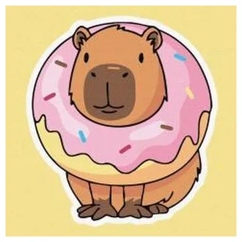 Set školních potřeb Malowanie po numerach - Słodka kapibara Kids