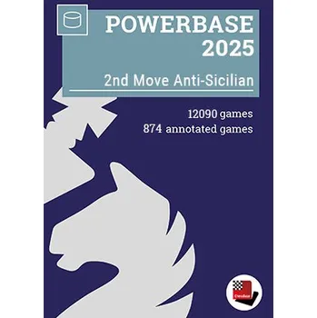 Šachy ChessBase 2nd Move Anti-Sicilian Powerbase 2025 - verze ke stažení (anglicky, německy)