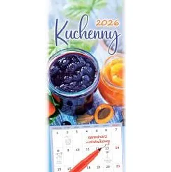 Kalendář Kalendarz 2026 notatnikowy 46x22cm Kuchenny