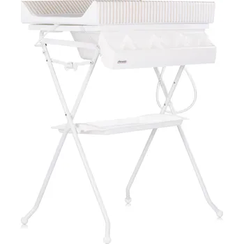 Kojenecká hygiena CHIPOLINO Vanička s přebalovací podložkou a stojanem Aqua Friends