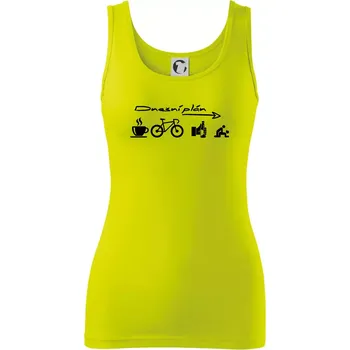 Dnešní plán - Dámské tílko - S ( Limetková )