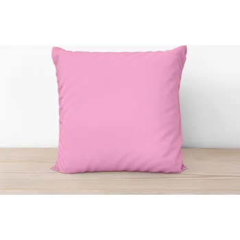 Bytový textil Bavlněný povlak na polštář - růžový