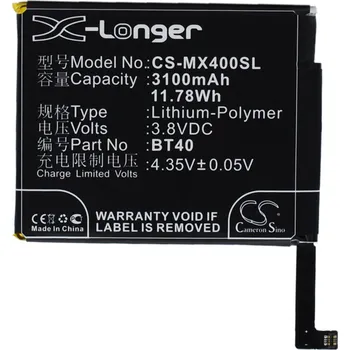Baterie pro mobilní telefon Baterie Cameron Sino CS-MX400SL, Li-Polymer, 3100