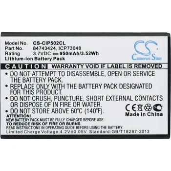 Baterie pro mobilní telefon Baterie Cameron Sino CS-CIP502CL, Li-Ion, 950