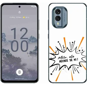 Pouzdro na mobilní telefon Gelový kryt mmCase na Nokia X30 5G - vtipný text 11 bílé pozadí