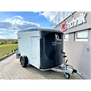 Přívěs k motorovému vozidlu Skříňový přívěs DEBON C300 ALU®, ŠEDÝ