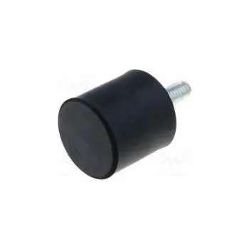 Nábytkové kování Silentbloková nožička Ø 20mm H 30mm 285N 38N/mm