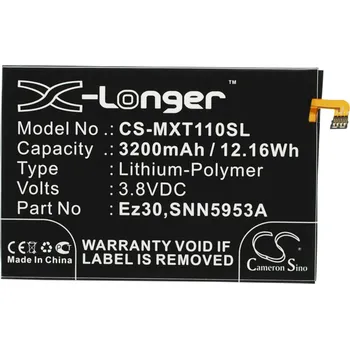 Baterie pro mobilní telefon Baterie Cameron Sino CS-MXT110SL, Li-Polymer, 3200
